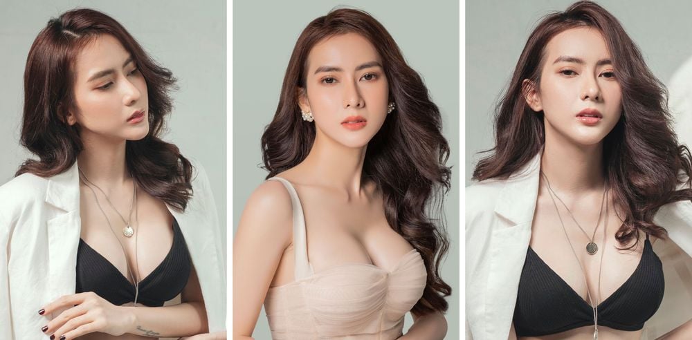 Thái Tuyết Trâm sau nâng ngực nội soi